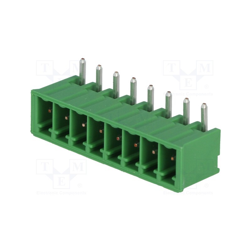 10 pcs : 284512-8 - Pluggable terminal block, Contacts ph: 3.5mm, ways: 8, angled 90°