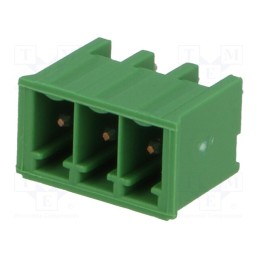 10 pcs : 284514-3 - Pluggable terminal block, Contacts ph: 3.5mm, ways: 3, straight