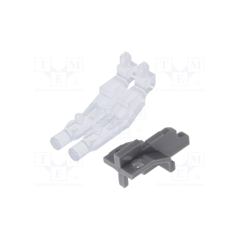 10 pcs : 1270.1002000000001 - Fiber for LED, round, Ø3mm, No.of mod: 4, Front: flat