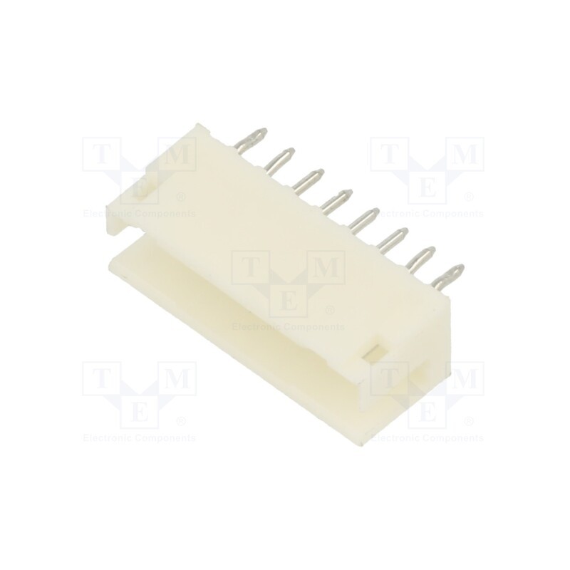 10 pcs : 292132-8 - Socket, wire-board, male, CT, 2mm, PIN: 8, THT, on PCBs, 4A, tinned