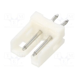 20 pcs : 292161-2 - Socket, wire-board, male, CT, 2mm, PIN: 2, THT, on PCBs, 4A, tinned