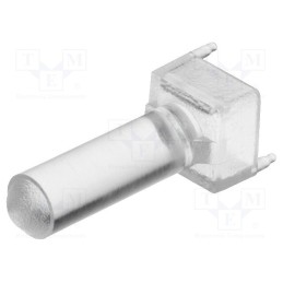 20 pcs : VLP-500-R - Fiber for LED, round, Ø3mm, Front: convex