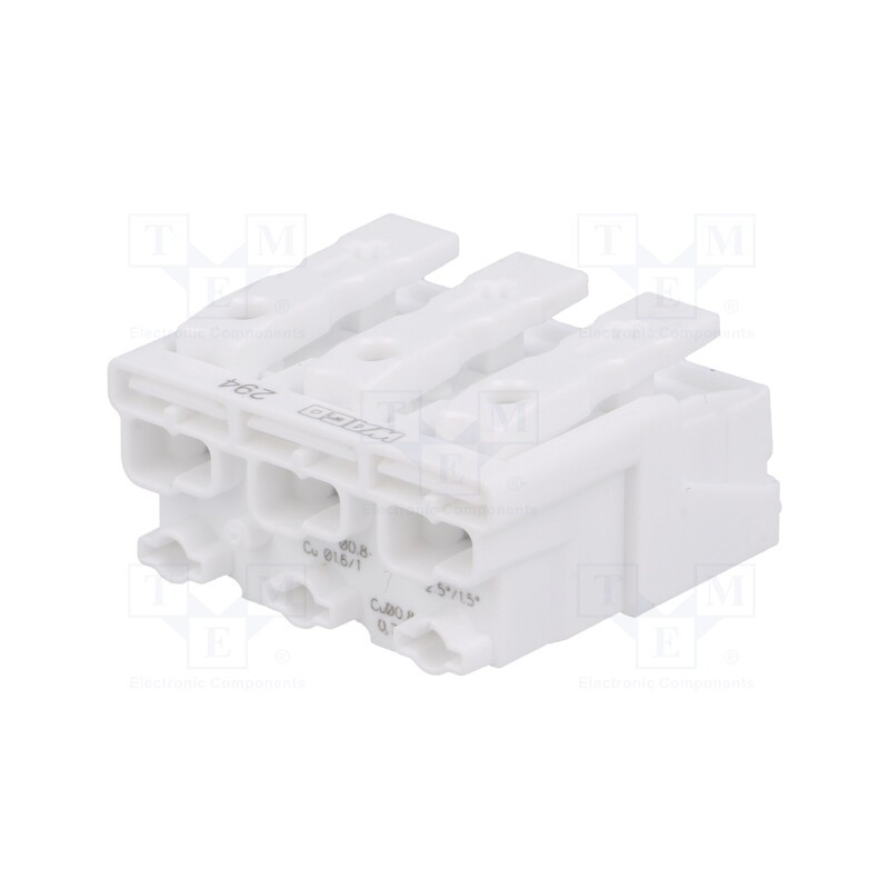 10 pcs : 294-4003 - Splice terminal: installation, ways: 3, 0.5÷2.5mm2, 500V, 24A