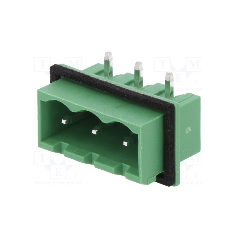 10 pcs : 2CDGRC-5.08-03P-14-00AH - Pluggable terminal block, 5.08mm, ways: 3, angled 90°, socket