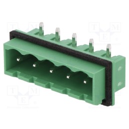 10 pcs : 2CDGRC-5.08-05P-14-00AH - Pluggable terminal block, 5.08mm, ways: 5, angled 90°, socket