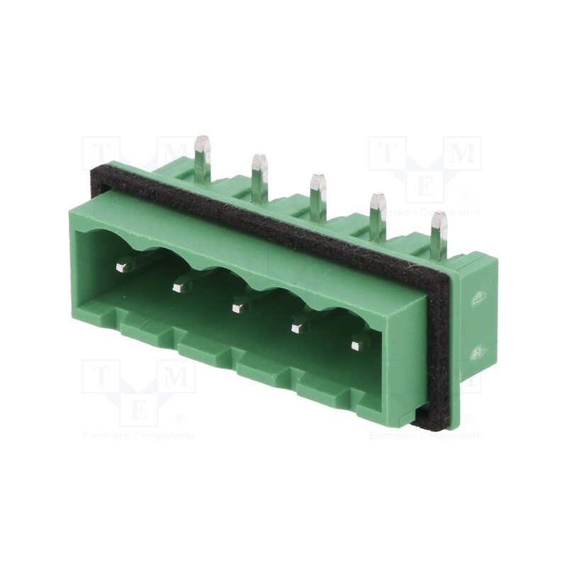 10 pcs : 2CDGRC-5.08-05P-14-00AH - Pluggable terminal block, 5.08mm, ways: 5, angled 90°, socket