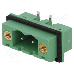 10 pcs : 2CDGRM-5.08-02P-14-00AH - Pluggable terminal block, 5.08mm, ways: 2, angled 90°, socket