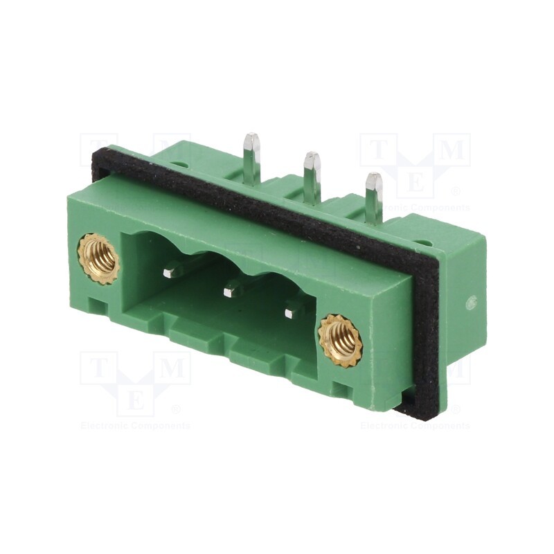 10 pcs : 2CDGRM-5.08-03P-14-00AH - Pluggable terminal block, 5.08mm, ways: 3, angled 90°, socket