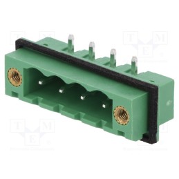 10 pcs : 2CDGRM-5.08-04P-14-00AH - Pluggable terminal block, 5.08mm, ways: 4, angled 90°, socket
