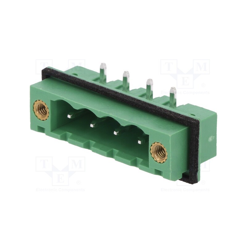 10 pcs : 2CDGRM-5.08-04P-14-00AH - Pluggable terminal block, 5.08mm, ways: 4, angled 90°, socket