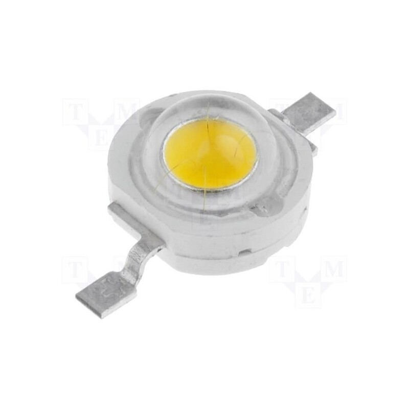 10 pcs : OSM5XME1E1E - Power LED, white warm, 140°, 350mA, P: 1W, 90lm, 3÷4V, Xeon Power