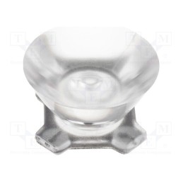 10 pcs : CA11264_HEIDI-D - LED lens, round, transparent, 7÷12°, Mounting: adhesive tape