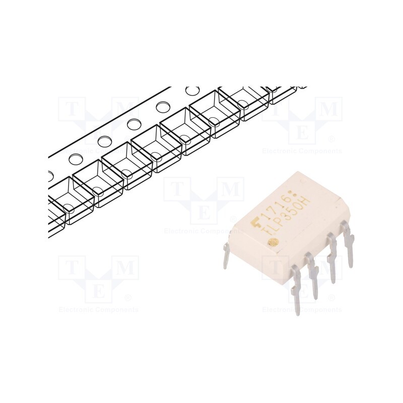 10 pcs : TLP350H(F) - Optocoupler, THT, Ch: 1, OUT: totem pole, Uinsul: 3.75kV, Uce: 30V