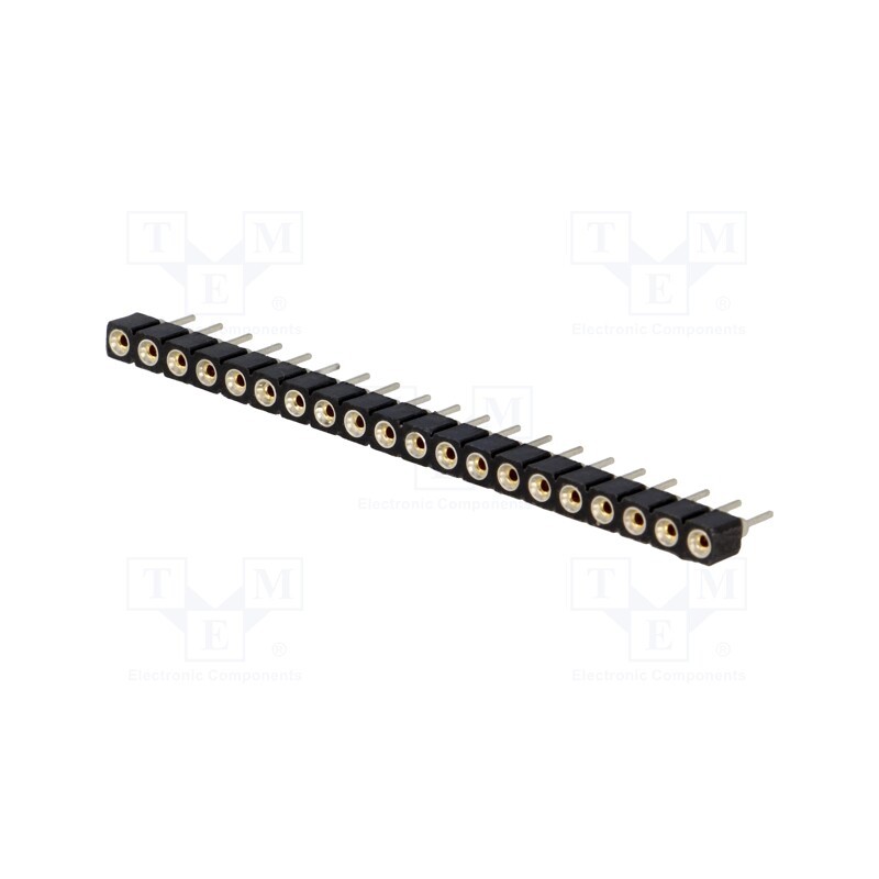 10 pcs : EA FL-20P - Pin socket, EADOGM128, PIN: 20, Layout: 1x20, 2.54mm