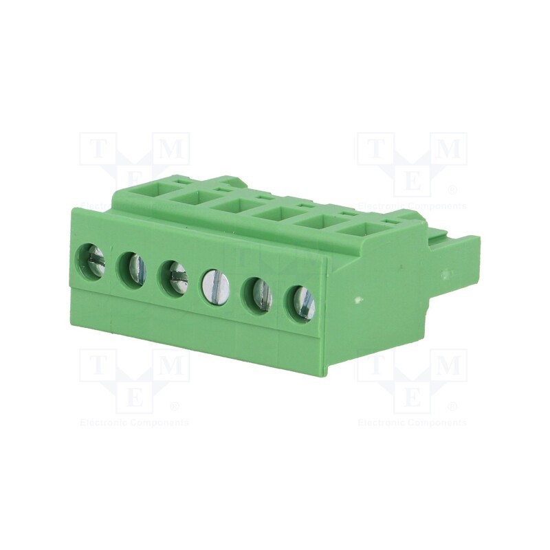 10 pcs : 2EDGKA-5.08-06P-14-00A(H) - Pluggable terminal block, 5.08mm, ways: 6, angled, plug, female