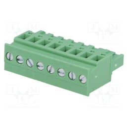 10 pcs : 2EDGKA-5.08-08P-14 - Pluggable terminal block, 5.08mm, ways: 8, angled, plug, female