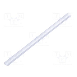 10 pcs : 86050038 - Cover for LED profiles, white, 1m, Kind of shutter: I, push-in