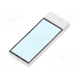 10 pcs : DE LP-511-W - Backlight, DE117, LED, Dim: 29x11.8x2.5mm, white, 22.1x10mm