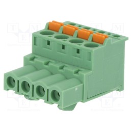 10 pcs : 2EDGKDB-5.08-04P-14-00AH - Pluggable terminal block, 5.08mm, ways: 4, angled 90°, plug, green