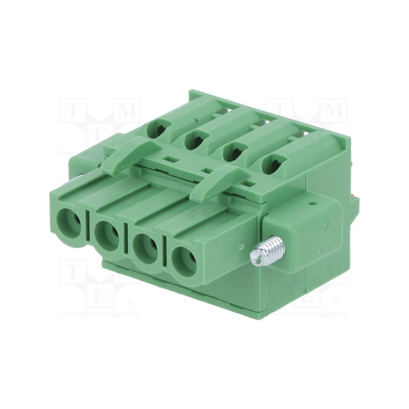 10 pcs : 2EDGKDFM-5.0-04P-14-00AH - Pluggable terminal block, 5mm, ways: 4, straight, plug, female