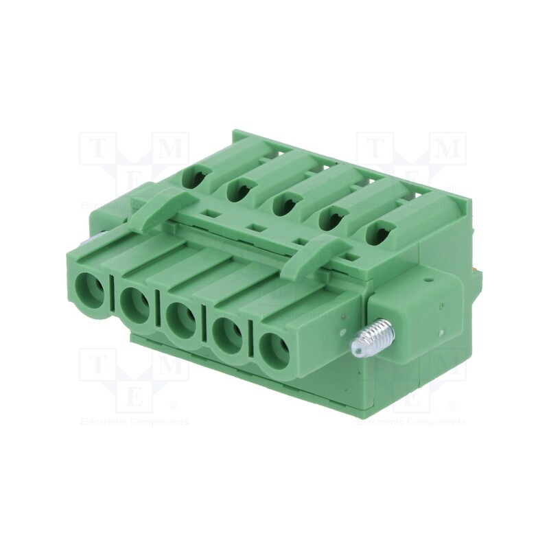 10 pcs : 2EDGKDFM-5.0-05P-14-00AH - Pluggable terminal block, 5mm, ways: 5, straight, plug, female