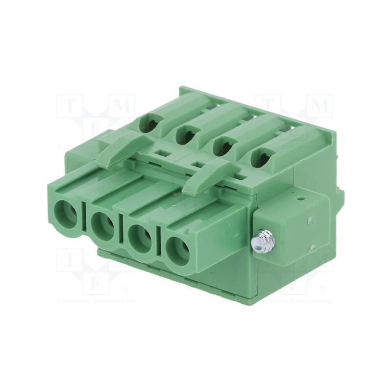 10 pcs : 2EDGKDFM-5.08-04P-14-00AH - Pluggable terminal block, 5.08mm, ways: 4, straight, plug, female