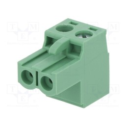 10 pcs : 2EDGKF-5.0-02P-14-00AH - Pluggable terminal block, 5mm, ways: 2, straight, plug, female