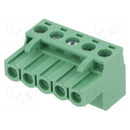 10 pcs : 2EDGKF-5.0-05P-14 - Pluggable terminal block, 5mm, ways: 5, straight, plug, female