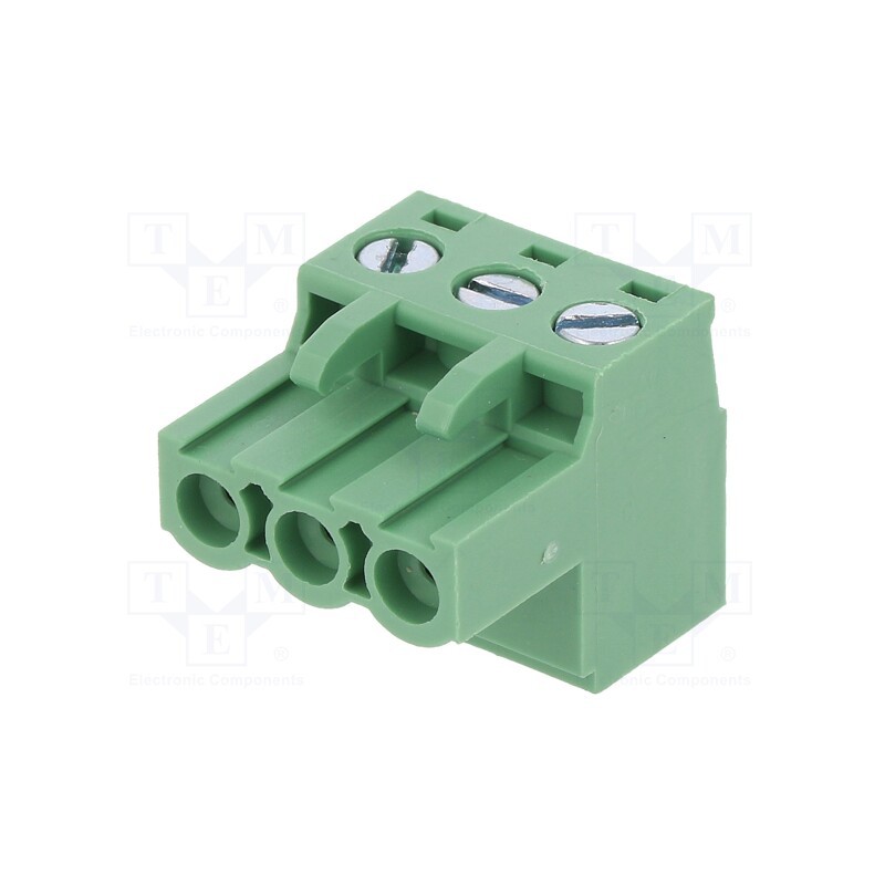 10 pcs : 2EDGKF-5.08-03P-14-1000AH - Pluggable terminal block, 5.08mm, ways: 3, straight, plug, female