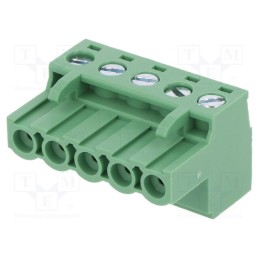 10 pcs : 2EDGKF-5.08-05P-14-1000AH - Pluggable terminal block, 5.08mm, ways: 5, straight, plug, female