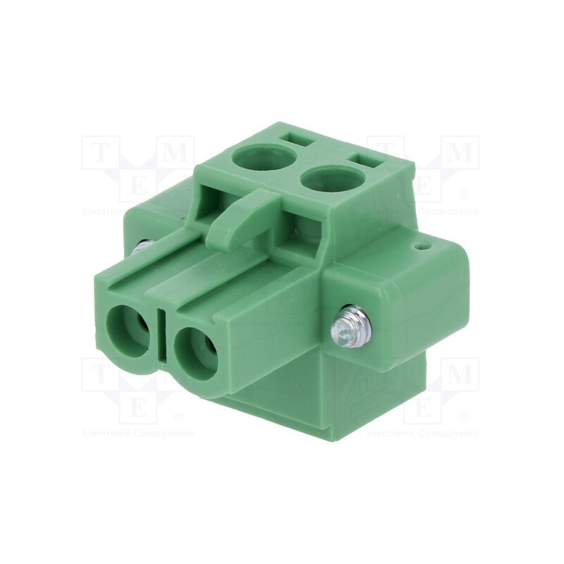 10 pcs : 2EDGKFM-5.0-02P-14-00AH - Pluggable terminal block, 5mm, ways: 2, straight, plug, female