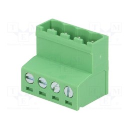 10 pcs : 2EDGKR-5.08-04P-14-00AH - Pluggable terminal block, 5.08mm, ways: 4, straight, plug, male