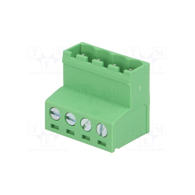 10 pcs : 2EDGKR-5.08-04P-14-00AH - Pluggable terminal block, 5.08mm, ways: 4, straight, plug, male