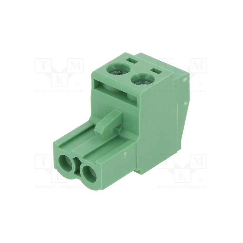 10 pcs : 2EDGKT-5.0-02P-14-1000AH - Pluggable terminal block, 5mm, ways: 2, straight, plug, female