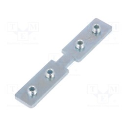 10 set : C3990030 - Connector 180°, natural, steel, FRAME14