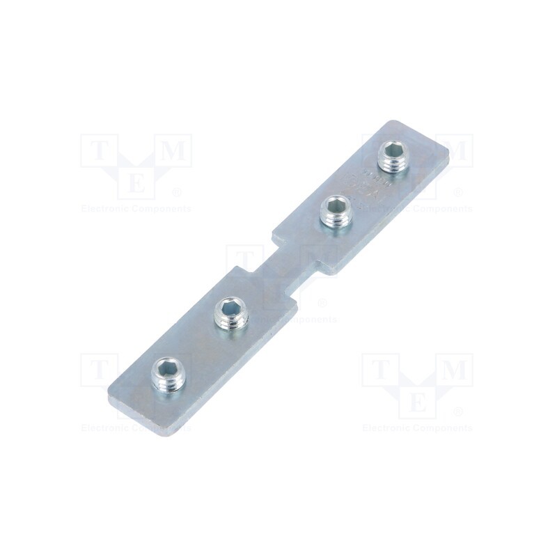 10 set : C3990030 - Connector 180°, natural, steel, FRAME14