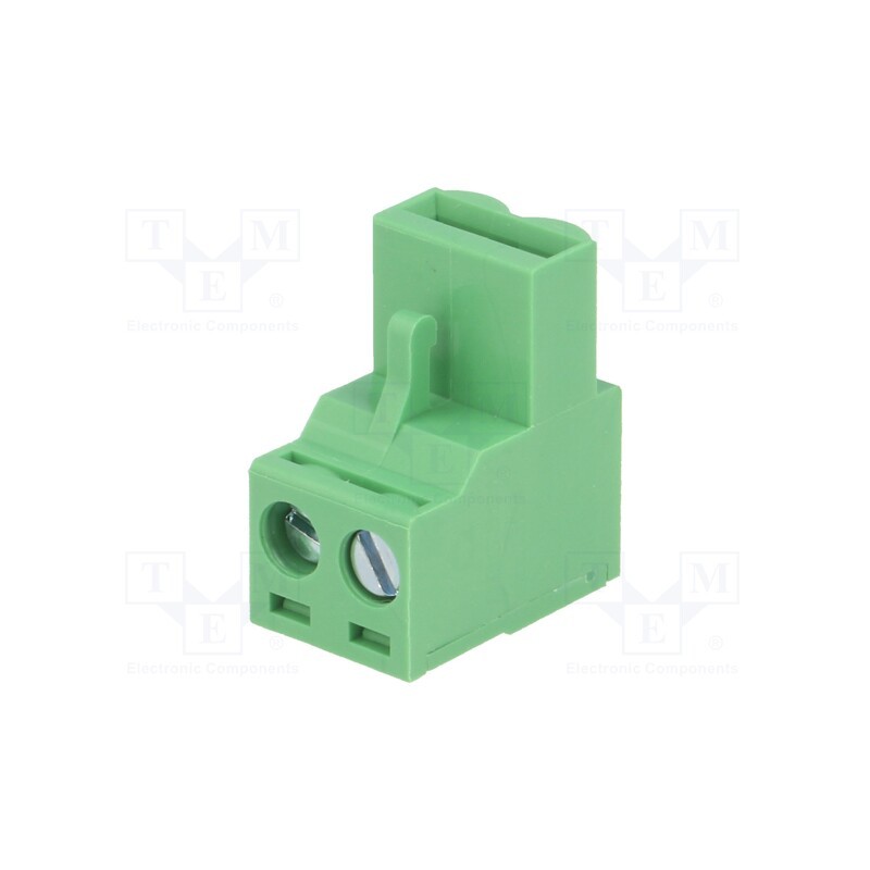 10 pcs : 2EDGP-5.0-02P-14-100AH - Pluggable terminal block, 5mm, ways: 2, straight, plug, female