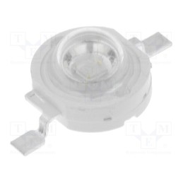 10 pcs : OSB5XZE3E1E - Power LED, blue, 140°, 700mA, 465nm, P: 3W, 30lm, 3.5÷4.5V