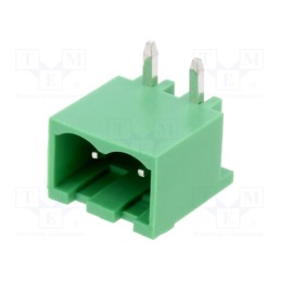 20 pcs : 2EDGRC-5.0-02P-14 - Pluggable terminal block, Contacts ph: 5mm, ways: 2, angled 90°