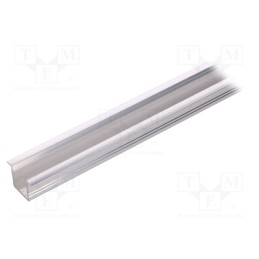 10 pcs : E3010000S - Profiles for LED modules, natural, L: 1m, SMART-IN10, aluminium