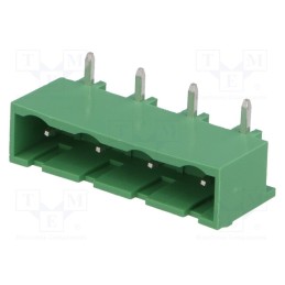 10 pcs : 2EDGRC-7.5-04P-14-00A(H) - Pluggable terminal block, Contacts ph: 7.5mm, ways: 4, angled 90°