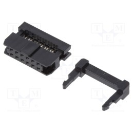 20 pcs : 2FCS-C1-12-SG-PB-FSR - Plug, IDC, female, PIN: 12, IDC, for ribbon cable, 1mm, gold flash