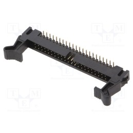 10 pcs : 2MHR-B1-44-VUAL-SMT - Socket, IDC, male, PIN: 44, straight, with ejector, SMT, 2mm