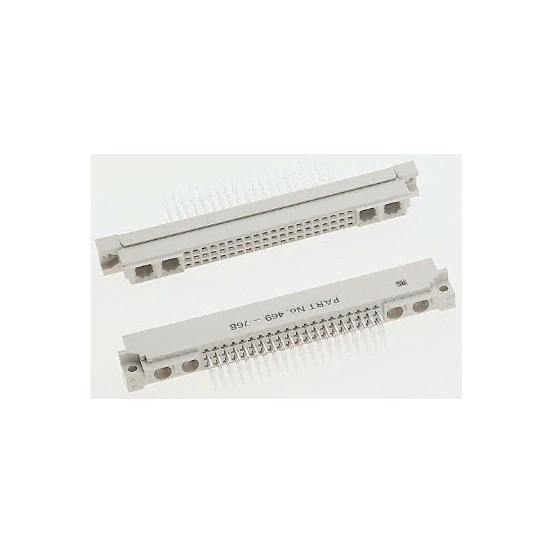 1 pcs - Harting 78 + 2 Way 2.54mm Pitch, Type M Class C2, 3 Row, Right Angle DIN 41612 Connector, Plug