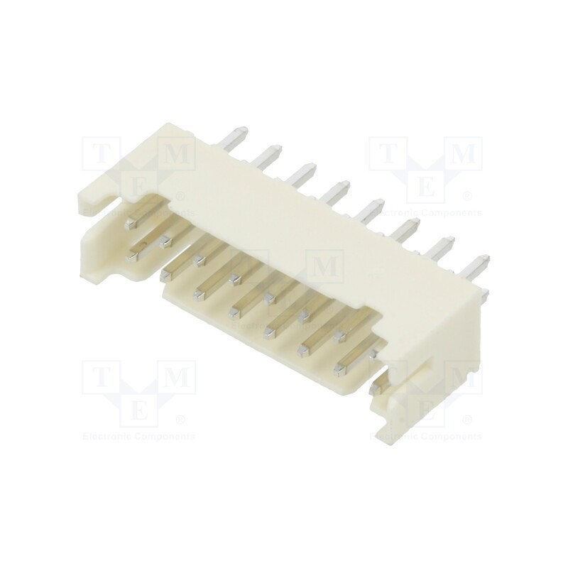 10 pcs : 2SHD-C-16-TS - Socket, wire-board, male, 2mm, PIN: 16, THT, 100V, 2A, straight