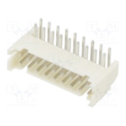 10 pcs : 2SHD-C-18-TR - Socket, wire-board, male, 2mm, PIN: 18, THT, 100V, 2A, angled