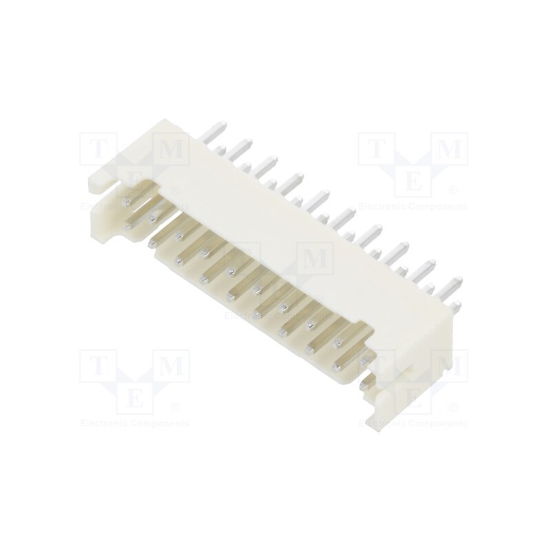 10 pcs : 2SHD-C-20-TS - Socket, wire-board, male, 2mm, PIN: 20, THT, 100V, 2A, straight