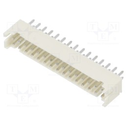 10 pcs : 2SHD-C-30-TS - Socket, wire-board, male, 2mm, PIN: 30, THT, 100V, 2A, straight