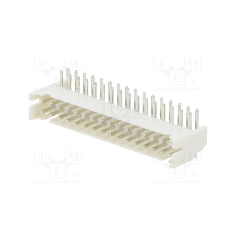 10 pcs : 2SHD-C-32-TR - Socket, wire-board, male, 2mm, PIN: 32, THT, 100V, 2A, angled