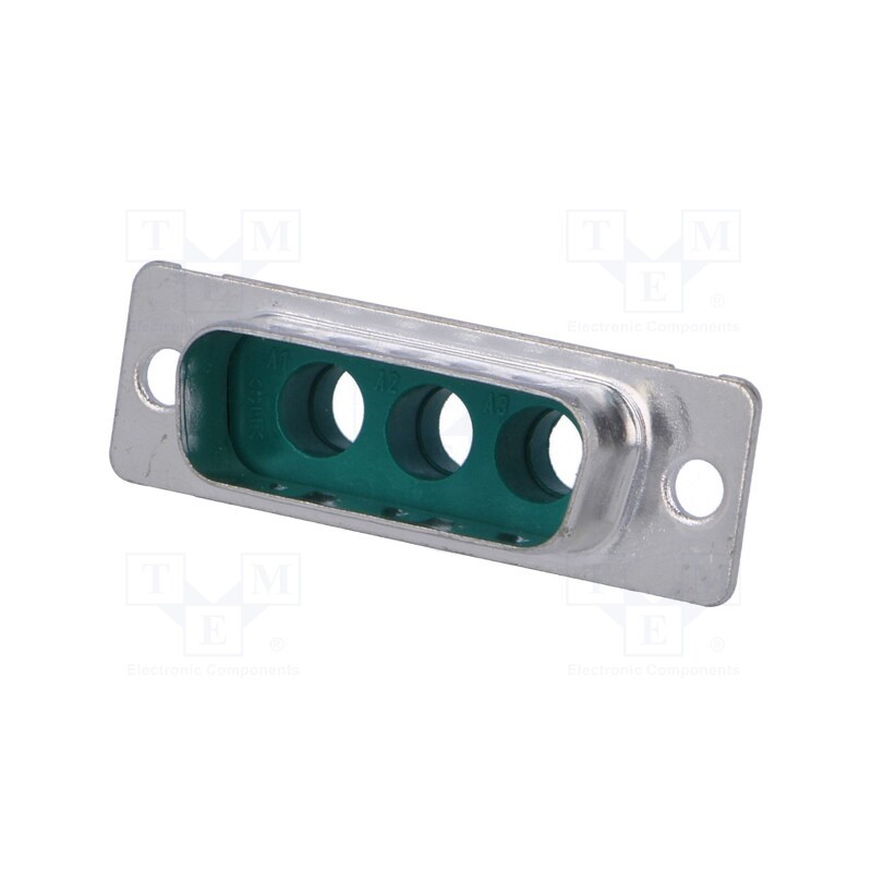 10 pcs : 3003W3PXX99A10X - Special D-Sub, PIN: 3(3+0), plug, male, for cable, A: 39.52mm, 250V